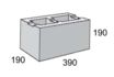 Masonry Block 20-42 Channel 390L x 190W x 190H mm
