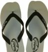 Thong Rockos Double Plug White/Black