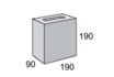 Masonry Block 10-03 Half Block 190L x 90W x 190H mm