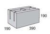 Masonry Block 20-20 Knock Out Bond Beam 390L x 190W x 190H mm