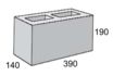 Masonry Block 15-01 STD 390L x 140W x 190H mm