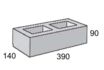 Masonry Block 15-71 Half Height 390L x 140W x 90H mm