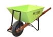 Wheelbarrow 100L Steel FUGLY PNEU Narrow Wheel Timber Handle