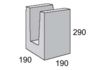 Masonry Block 20-25 3/4 LINTEL 190L x 190W x 290H mm
