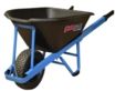 Wheelbarrow Wide Flat Free Wheel Heavy Duty 100L Poly Lipped