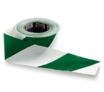 Barricade Tape Green/White Stripes 100m x 75mm