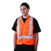 Safety Vest Orange H/Back