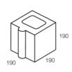 20.10 Control Joint Half (190 x 190 x 190)