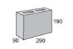Masonry Block 10-02 3/4 Block 290L x 90W x 190H mm
