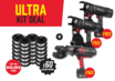 Wraptor Ultra Kit B (2 Wraptor-44 Tying Machines, 1 Cordless Rebar Cutter + 60 CTN Wire)