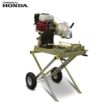 Brick Saw 1700W Petrol Honda GX200 W/Roller Stand