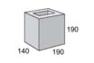 Masonry Block 15-03 Half Block 190L x 140W x 190H mm