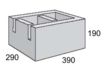 Masonry Block 30-20 Knock Out BOND BEAM 390L x 290W x 190H mm