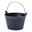 Bucket Rubber Steel Handle
