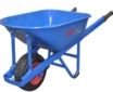 Wheelbarrow 100 Litre Blue HD with Narrow Pneumatic Wheel