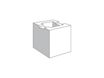 Masonry Block 20-03(42) Half Channel 190L x 190W x 190H mm