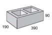 Masonry Block 20-71 Half Height Standard 390L x 190W x 90H mm