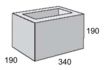 Masonry Block 20-22 7/8 Closure 340L x 190W x 190H mm