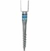 Stirrup Ground Screw U-Post Galvanised 690mm x 90mm